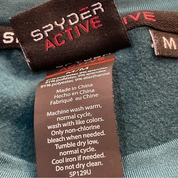 SPYDER ACTIVE WOMENS TOP SIZE M - Picture 5 of 5